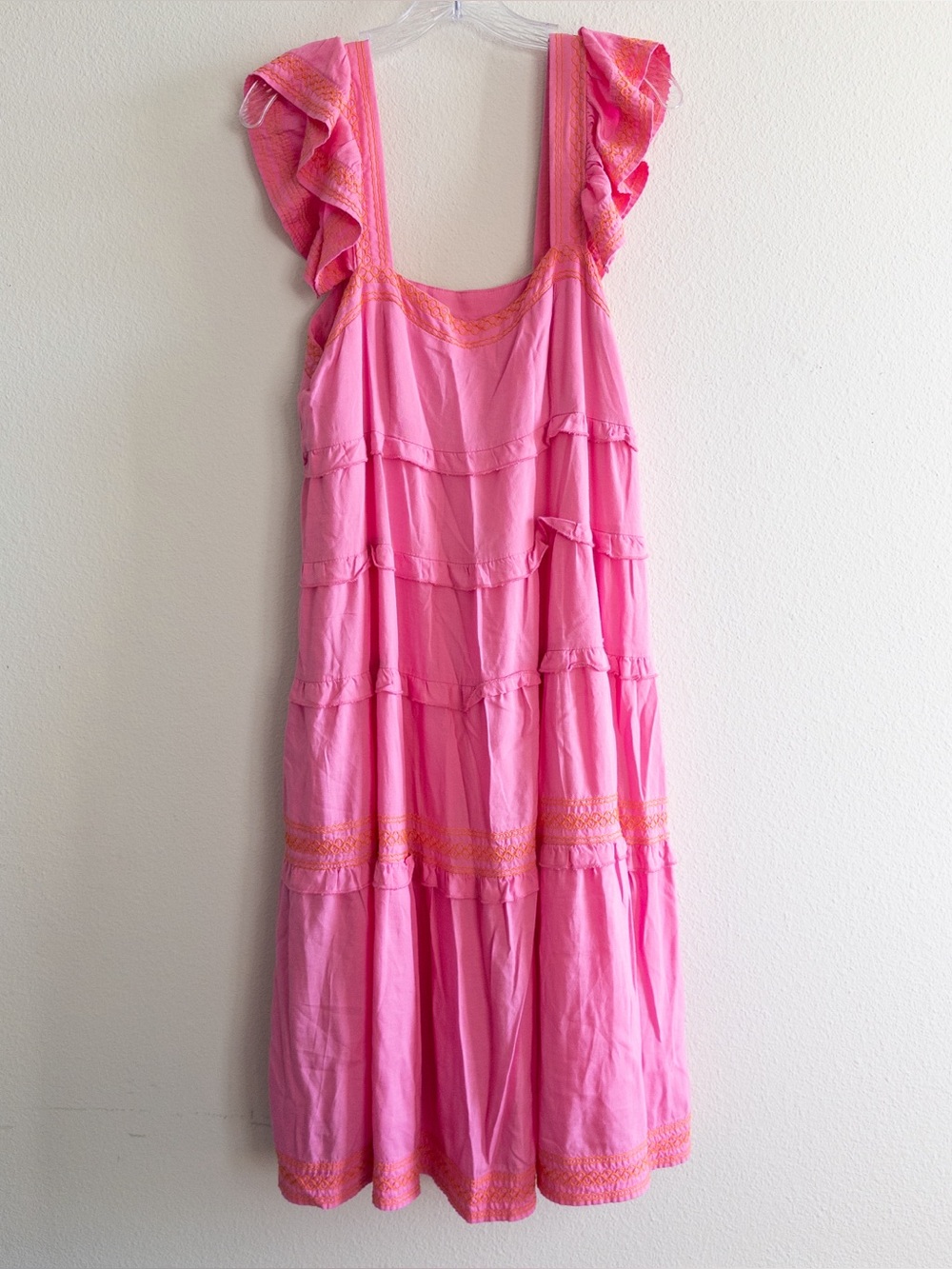 J. Marie Cotton Pink Dress size L